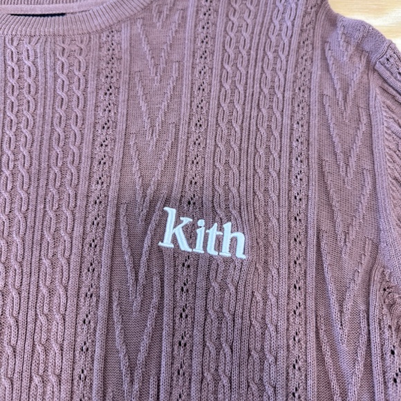 Kith Tilden Crewneck - Dusty Mauve - Picture 2 of 7